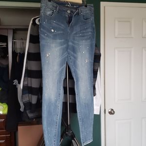 Rhinestone jeans
